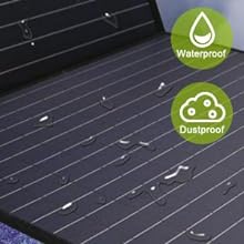 ALLPOWERS Foldable Solar Panel – 100/200W Portable Battery Charger