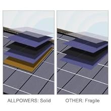 ALLPOWERS Foldable Solar Panel – 100/200W Portable Battery Charger