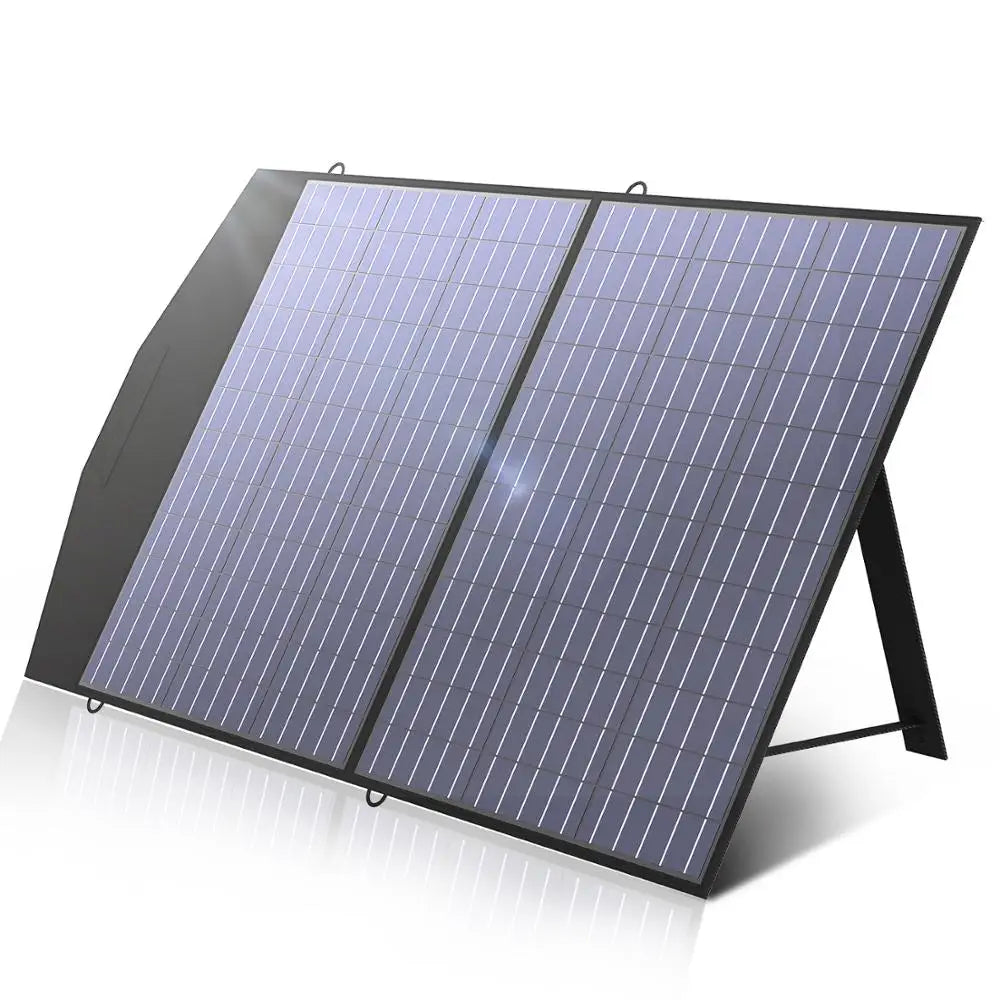ALLPOWERS Foldable Solar Panel – 100/200W Portable Battery Charger