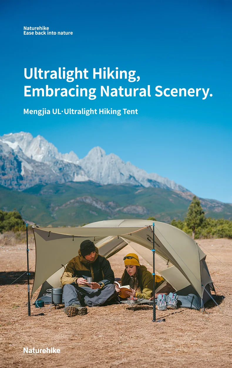 Naturehike Mongar UL 2 – Ultralight 2-Person Waterproof Backpacking Tent
