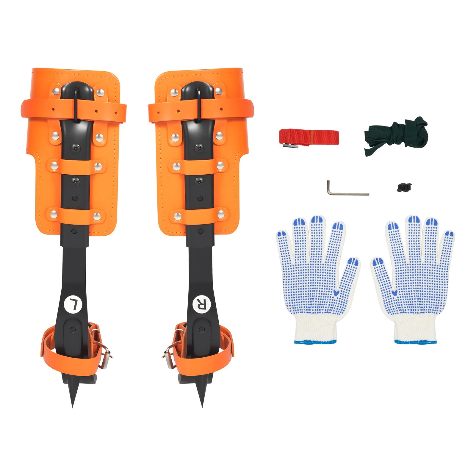 Adjustable Steel Climbing Spurs – Tree Climbing Spike Set