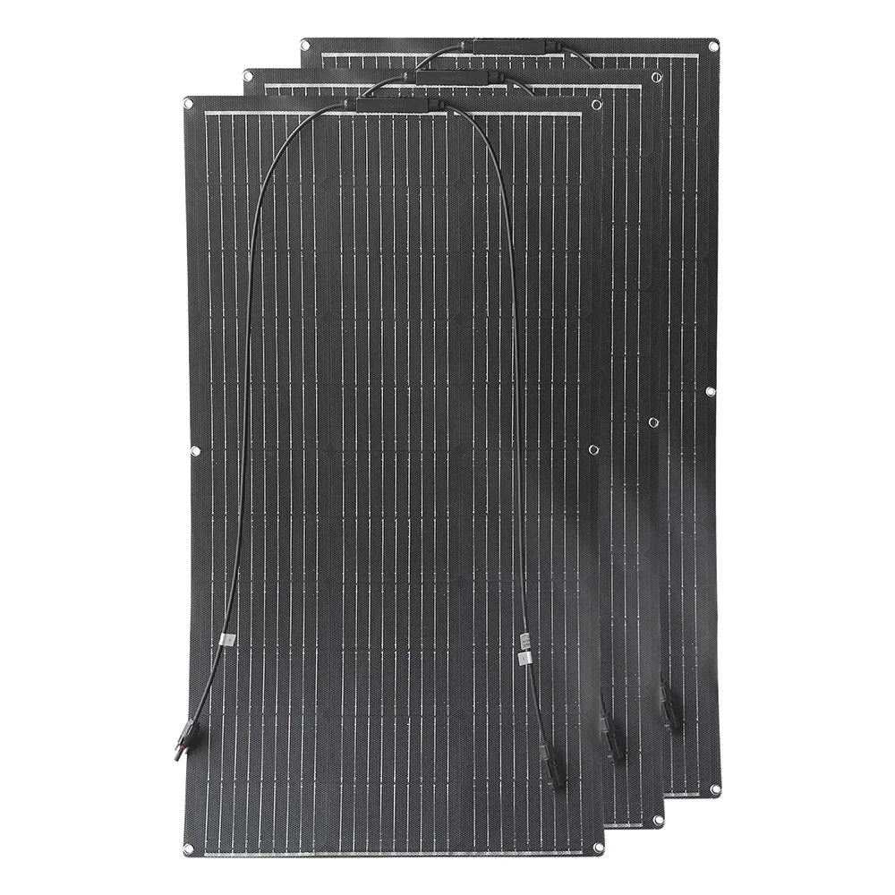 Flexible Solar Panel Kit – 100W/200W/300W 12V 24V Battery Charger