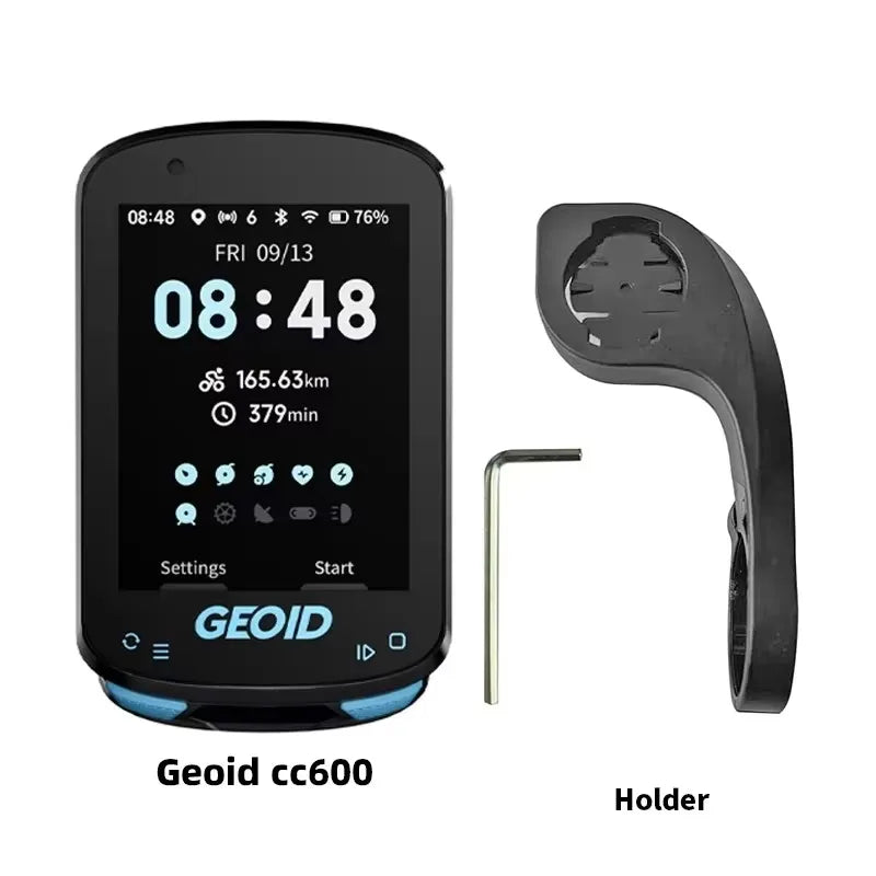 GEOID CC600 Bike Computer – Smart GPS Speedometer with Wireless Navigation