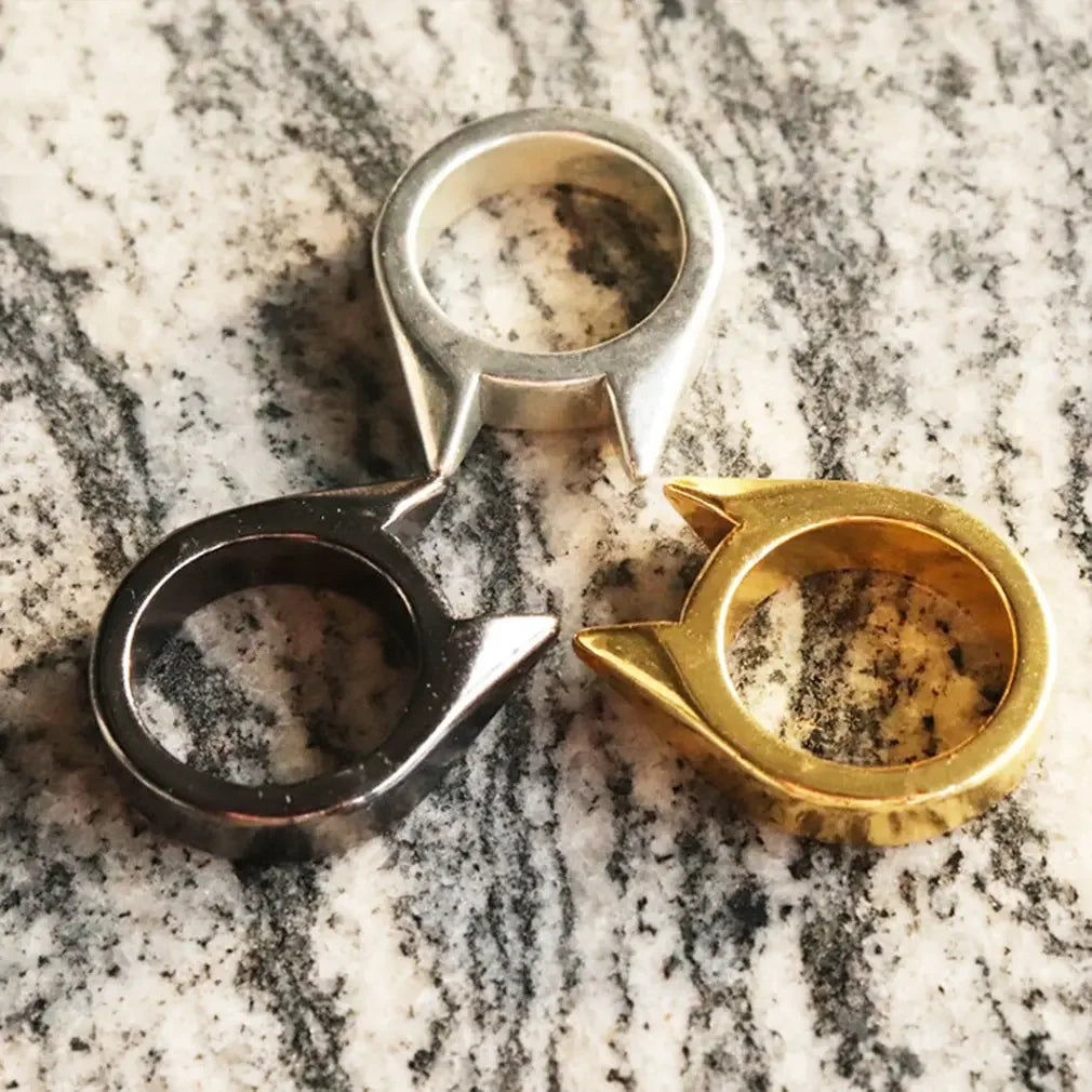 Cat’s Ear Safety Ring – Metal Self-Defense Survival Tool