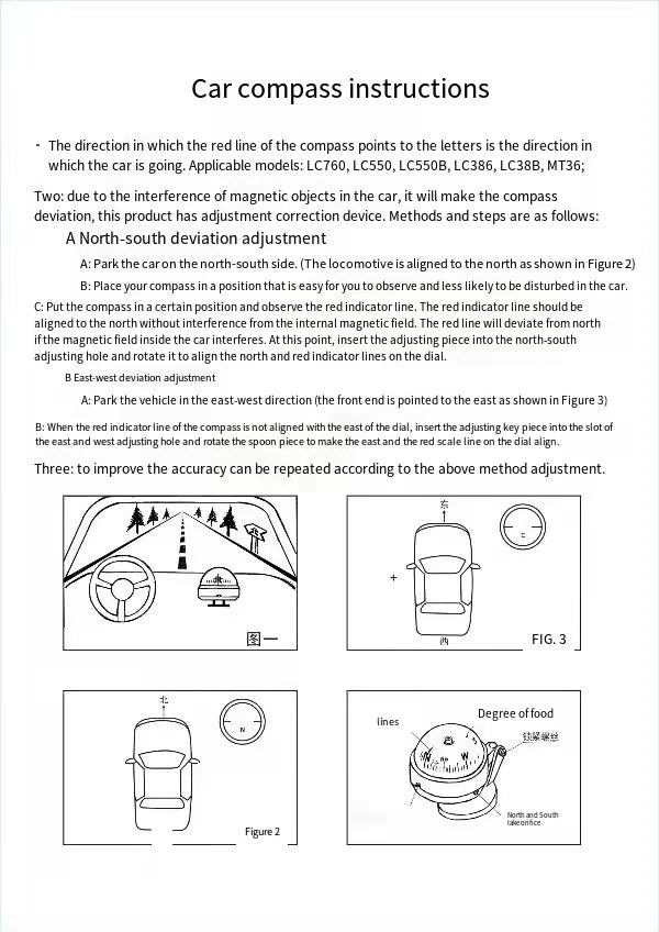 HD Waterproof Marine Compass – Multi-Purpose LED Digital Navigation Mount