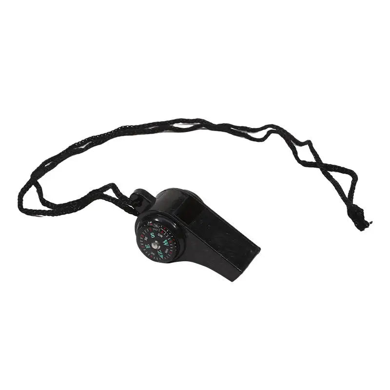 3-in-1 Survival Whistle – Compass & Thermometer for Outdoor Activities