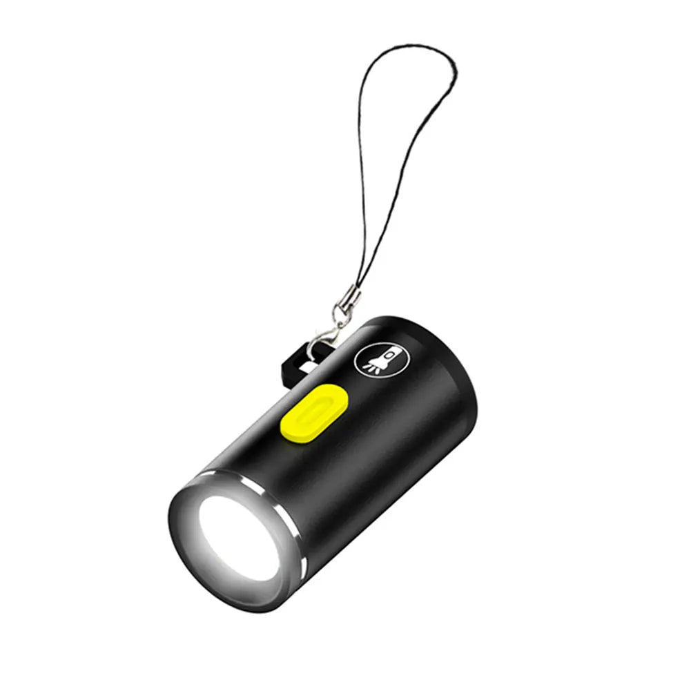LED Mini Handheld Flashlight – Type-C Rechargeable Camping Torch