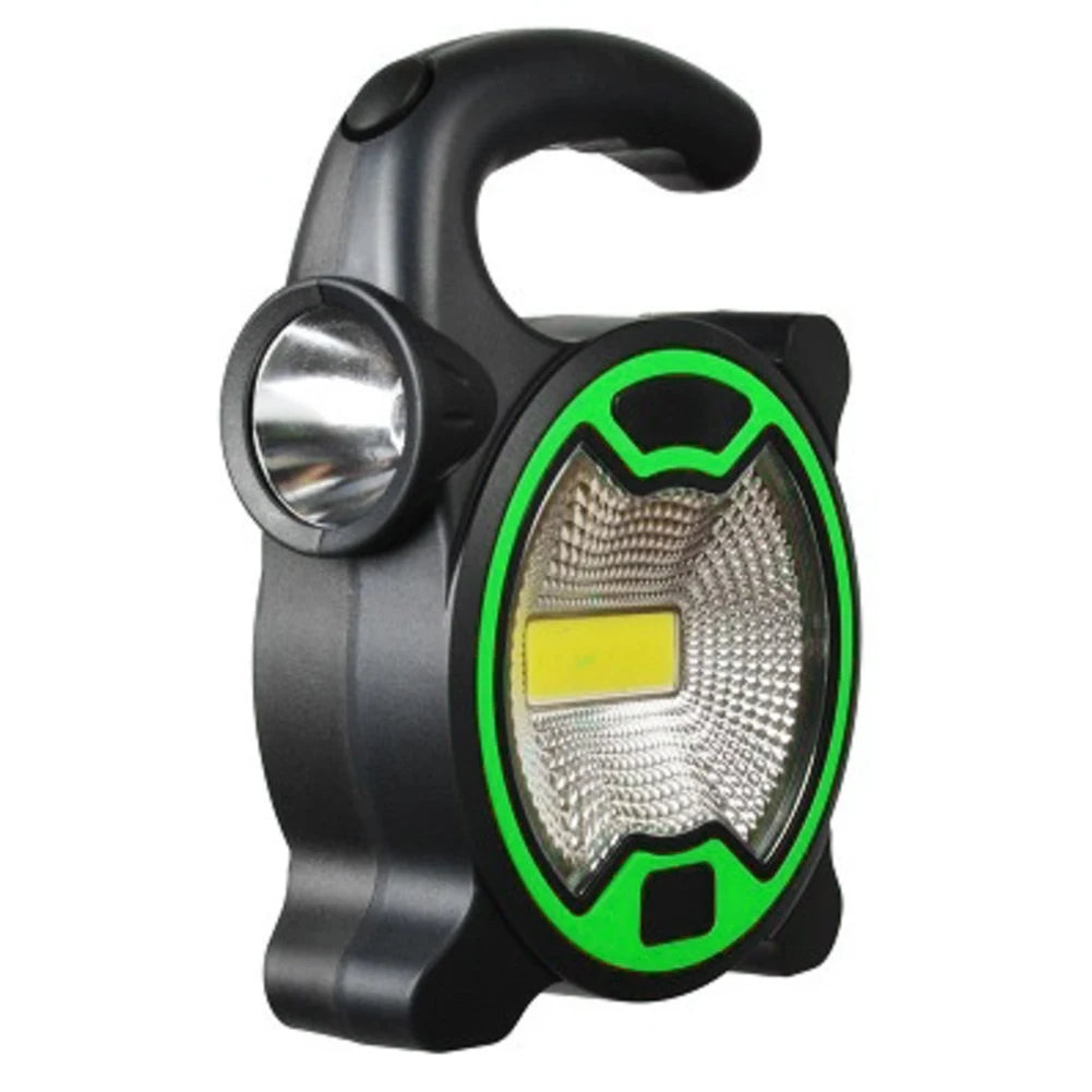 Portable LED COB Lantern – Waterproof Spotlight & Work Light