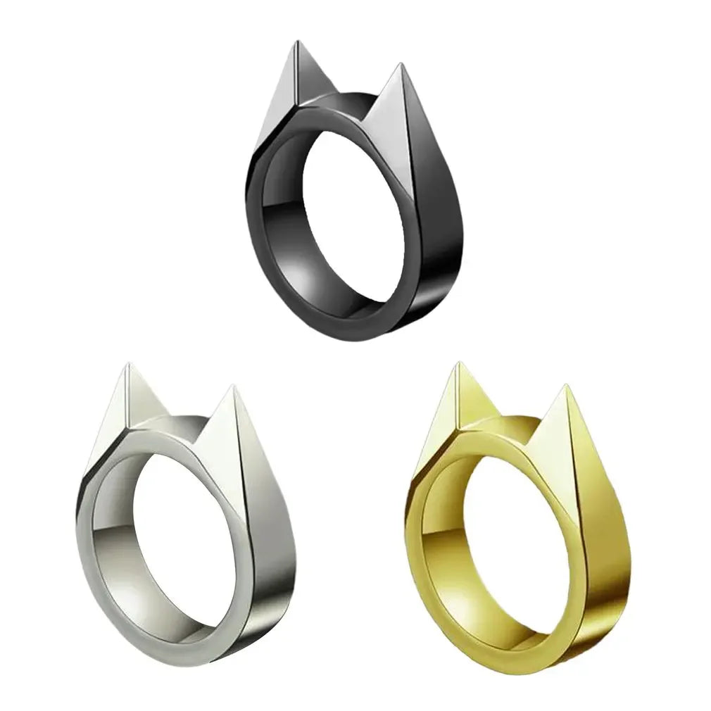 Cat’s Ear Safety Ring – Metal Self-Defense Survival Tool