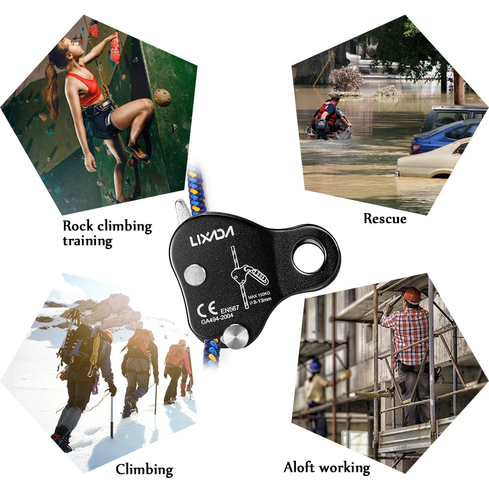 Climbing Ascender – Rope Protection Belay Device for 8–13mm Rope