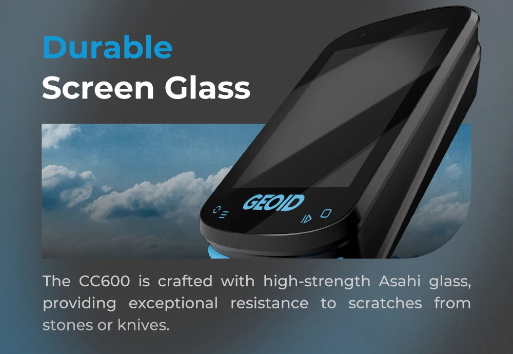 GEOID CC600 Bike Computer – Smart GPS Speedometer with Wireless Navigation
