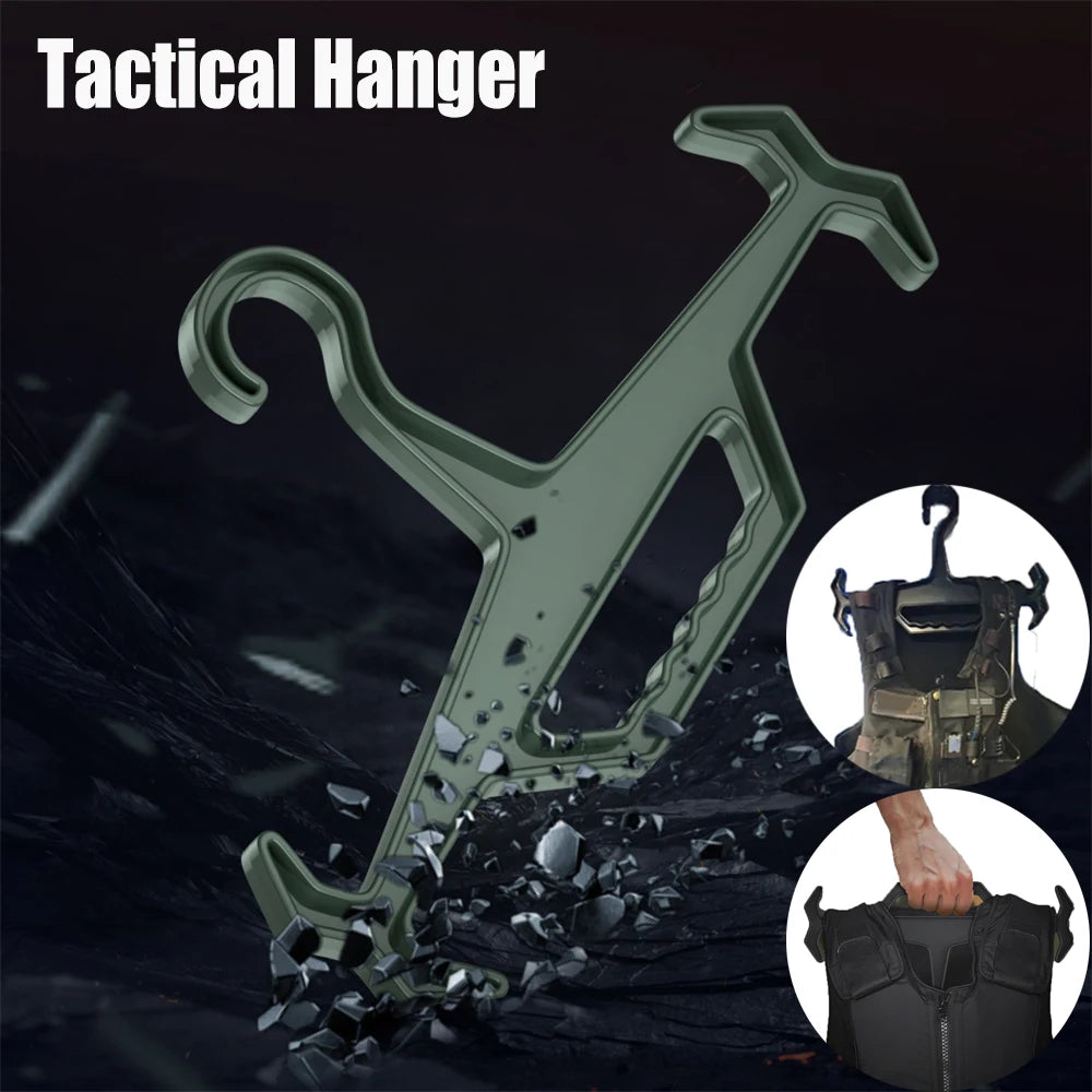Tactical Heavy-Duty Hanger – Solid Plastic IOTV Vest & Plate Carrier Tool