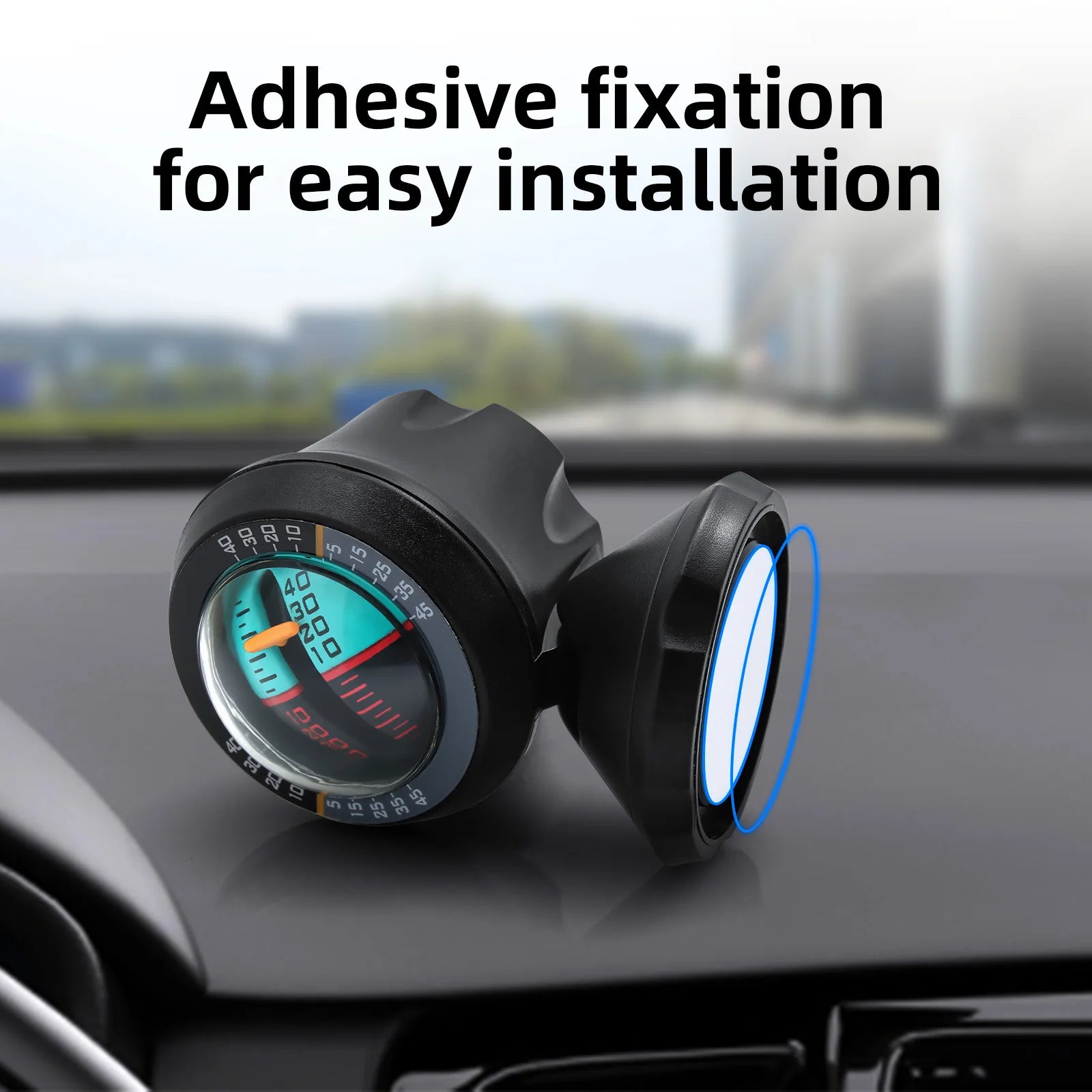 Car Inclinometer & Slope Meter – High-Precision Portable Vehicle Compass