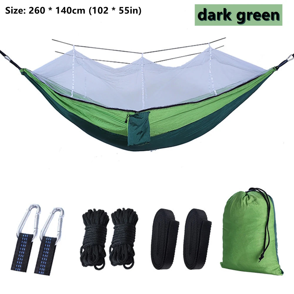 Portable Double Mosquito Net Hammock – Outdoor Camping & Travel