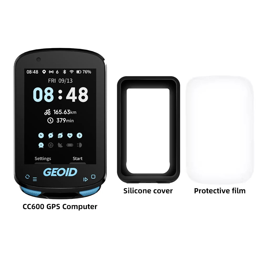 GEOID CC600 Bike Computer – Smart GPS Speedometer with Wireless Navigation