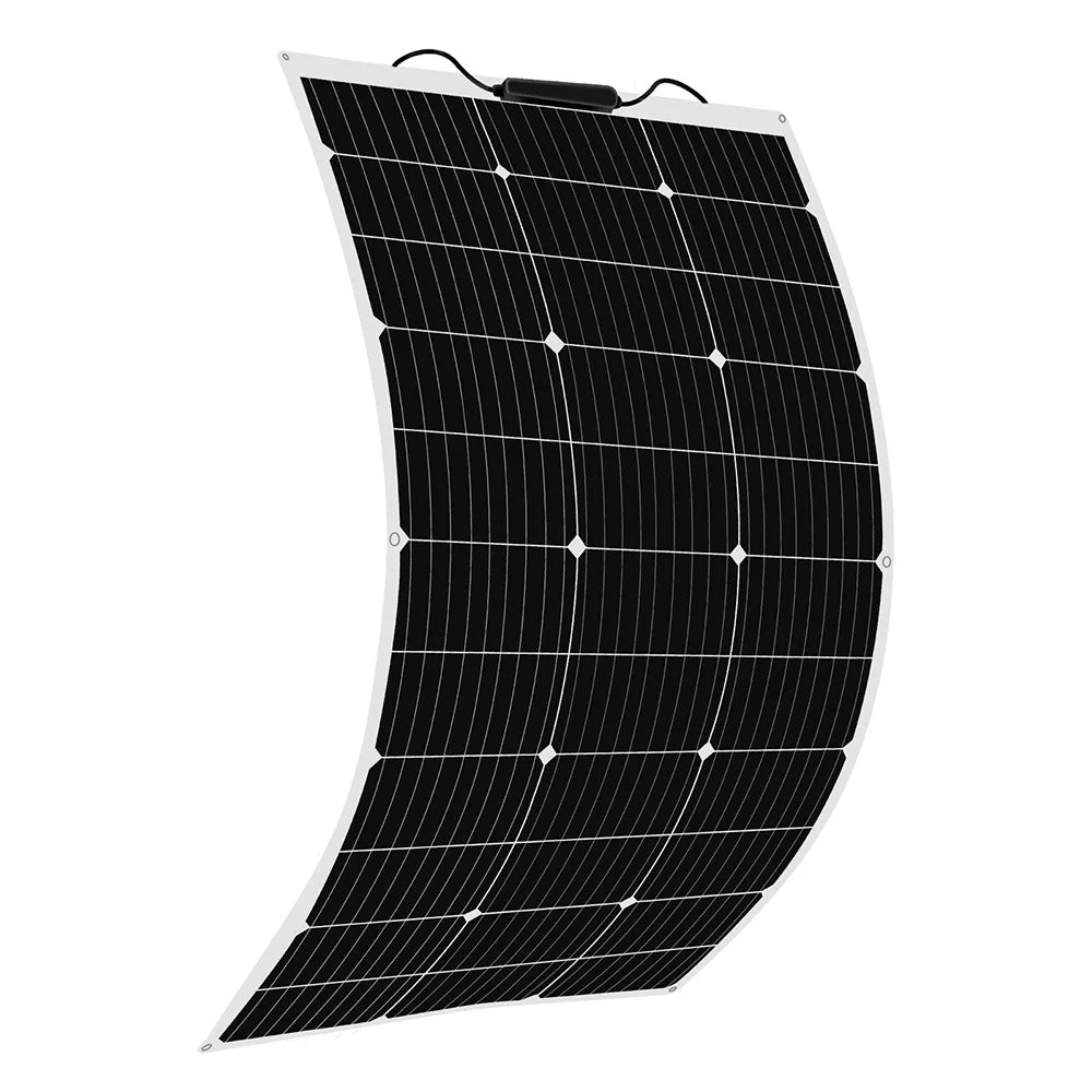 Flexible Solar Panel Kit – 100W/200W/300W 12V 24V Battery Charger