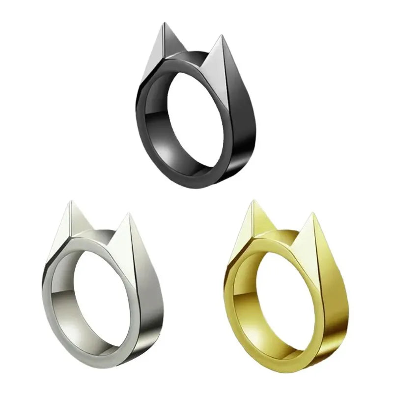 Cat’s Ear Safety Ring – Metal Self-Defense Survival Tool
