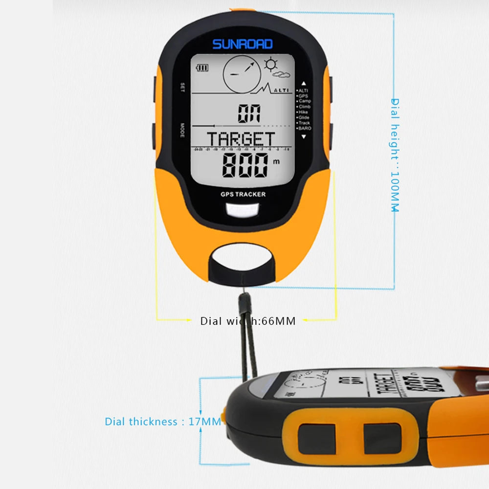 Portable Handheld GPS – Digital Altimeter, Barometer & Compass
