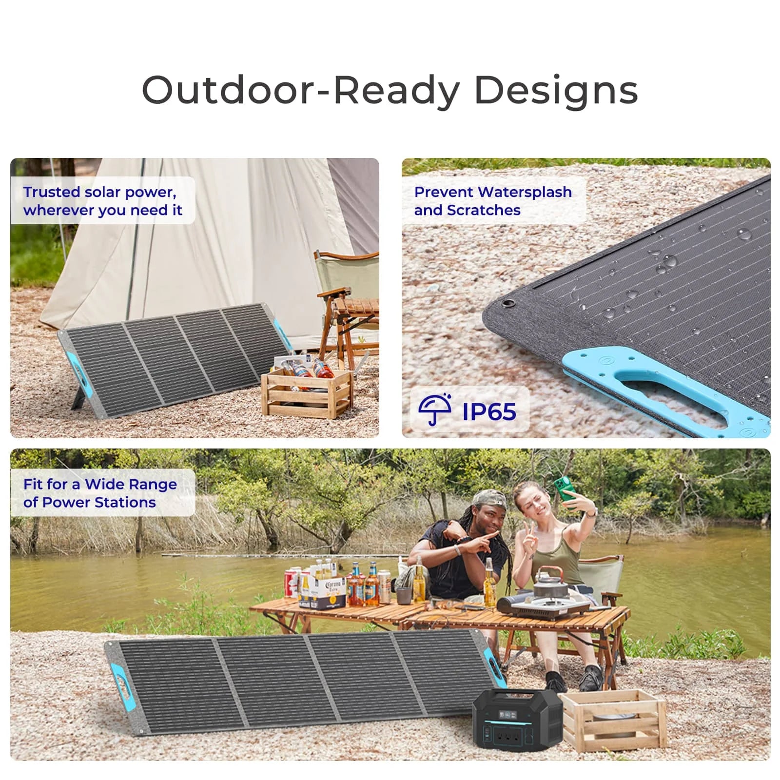 Renogy 200W Portable Foldable Solar Panel – Waterproof Power Charger