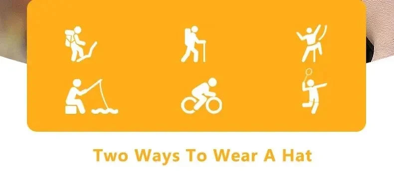 Men’s Sun Protection Fishing Hat – Breathable Anti-UV Camping & Hiking Cap