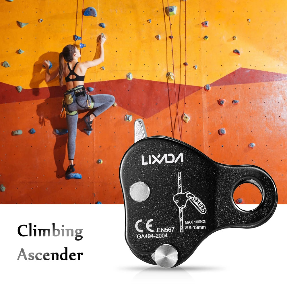 Climbing Ascender – Rope Protection Belay Device for 8–13mm Rope