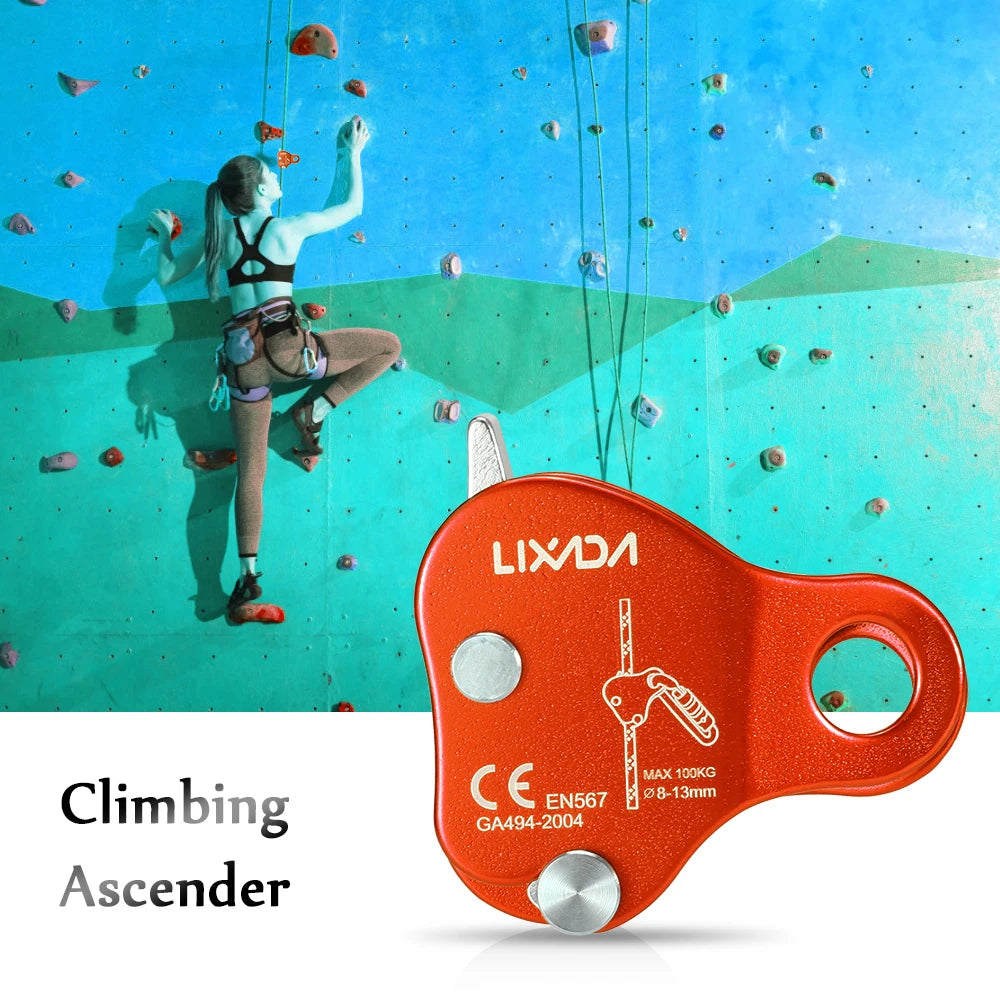 Climbing Ascender – Rope Protection Belay Device for 8–13mm Rope