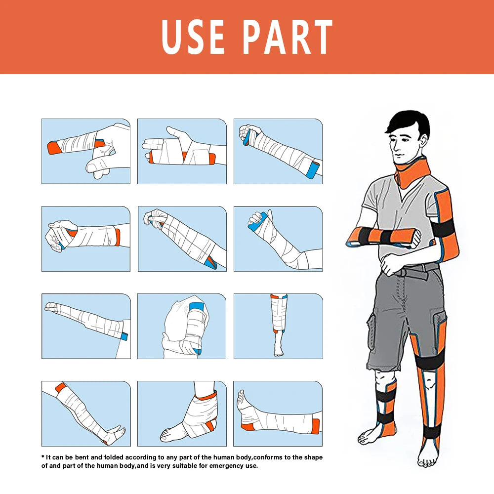 Universal Aluminum Splint Roll – First Aid Emergency Medical Kit