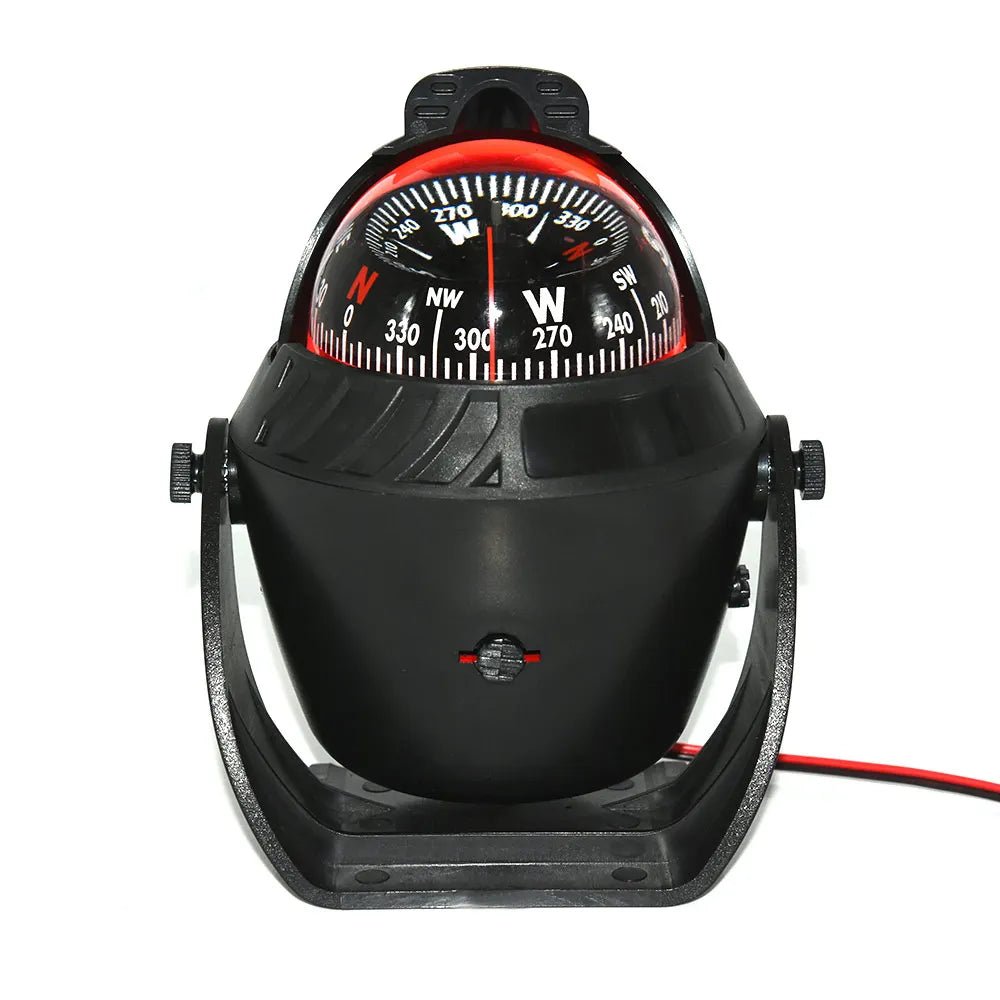 Waterproof Marine Compass – LED Night Light Nautical Navigation