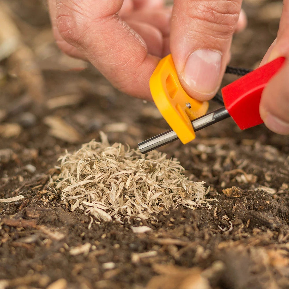 Portable Stainless Steel Tinder Maker with Fire Starter