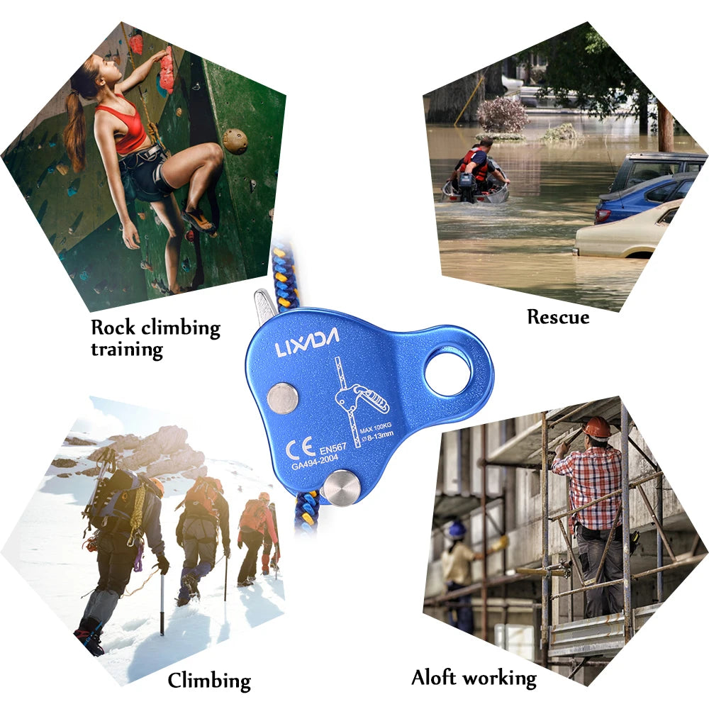 Climbing Ascender – Rope Protection Belay Device for 8–13mm Rope