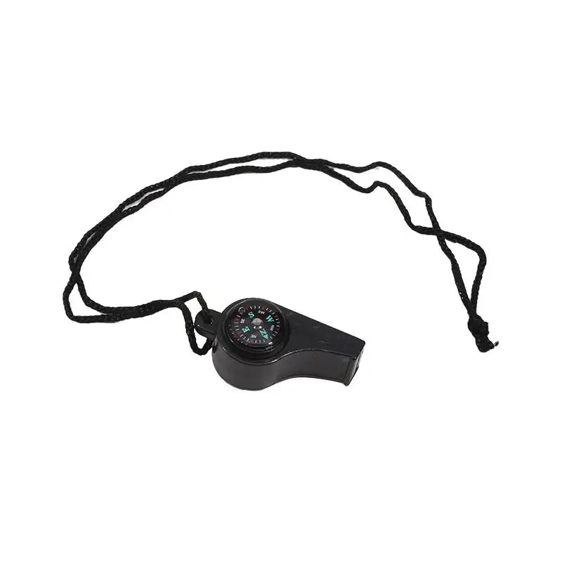 3-in-1 Survival Whistle – Compass & Thermometer for Outdoor Activities