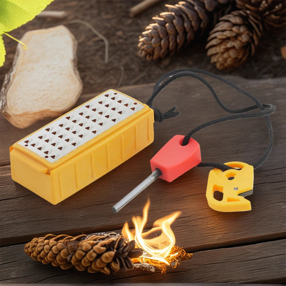 Portable Stainless Steel Tinder Maker with Fire Starter