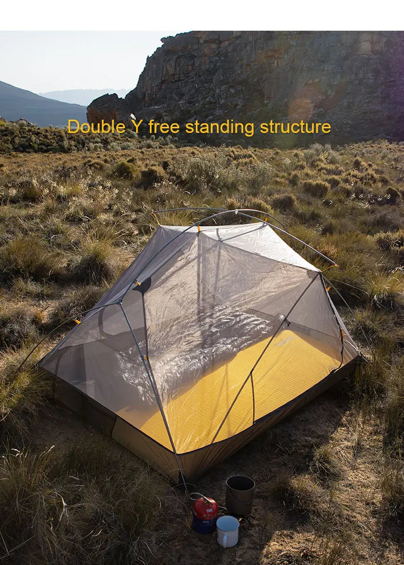 Naturehike Mongar UL 2 – Ultralight 2-Person Waterproof Backpacking Tent