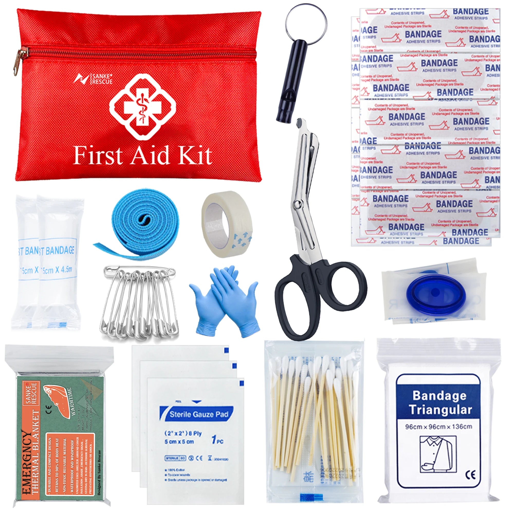 Survival First Aid Kit – Full Molle Outdoor Emergency IFAK Set