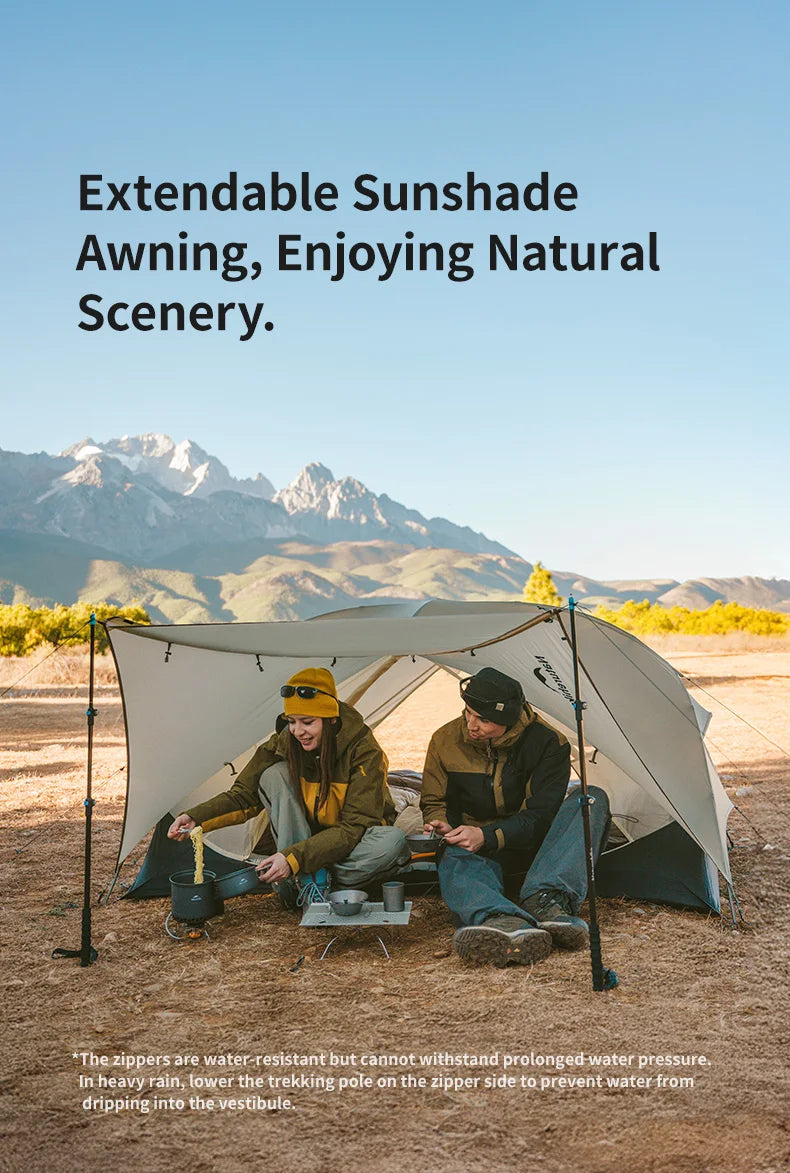 Naturehike Mongar UL 2 – Ultralight 2-Person Waterproof Backpacking Tent
