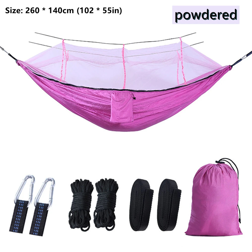 Portable Double Mosquito Net Hammock – Outdoor Camping & Travel