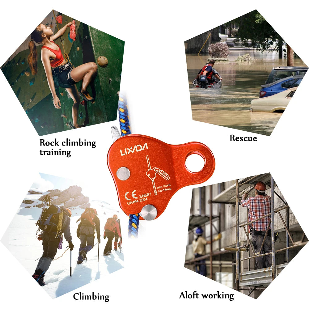 Climbing Ascender – Rope Protection Belay Device for 8–13mm Rope