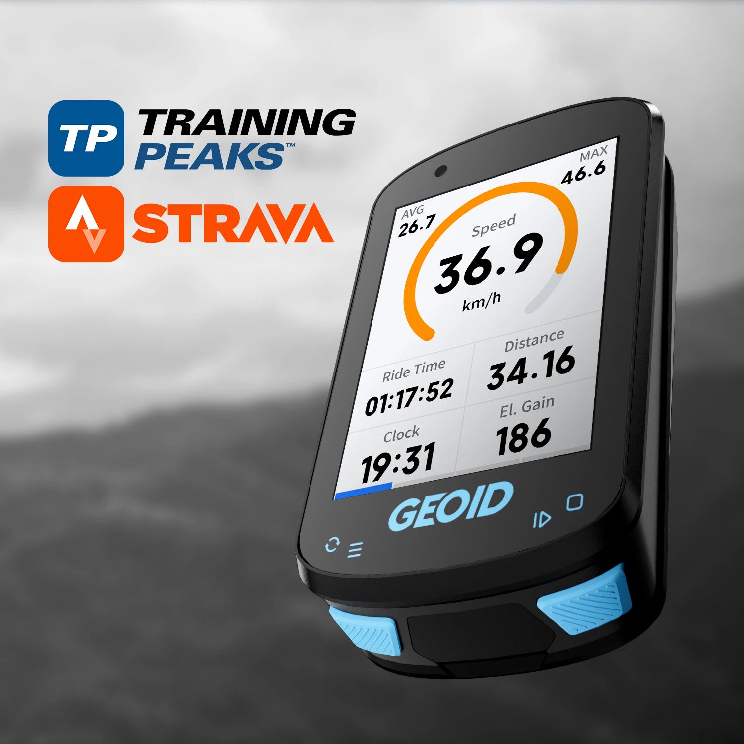 GEOID CC600 Bike Computer – Smart GPS Speedometer with Wireless Navigation