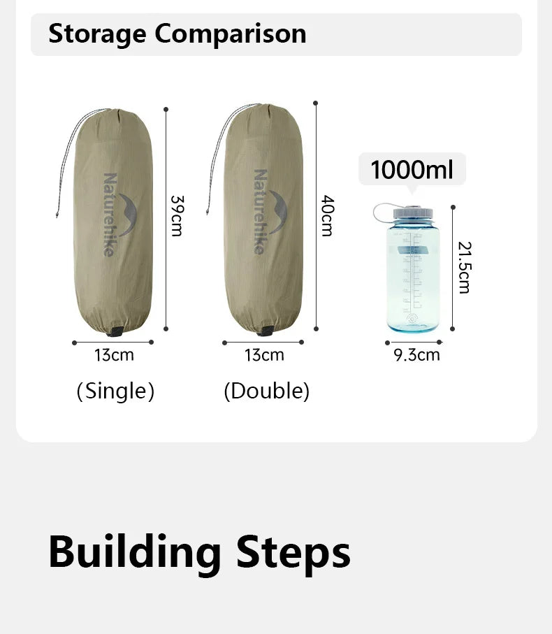 Naturehike Cloud Up 2-Person Ultralight Tent – Waterproof Camping & Hiking