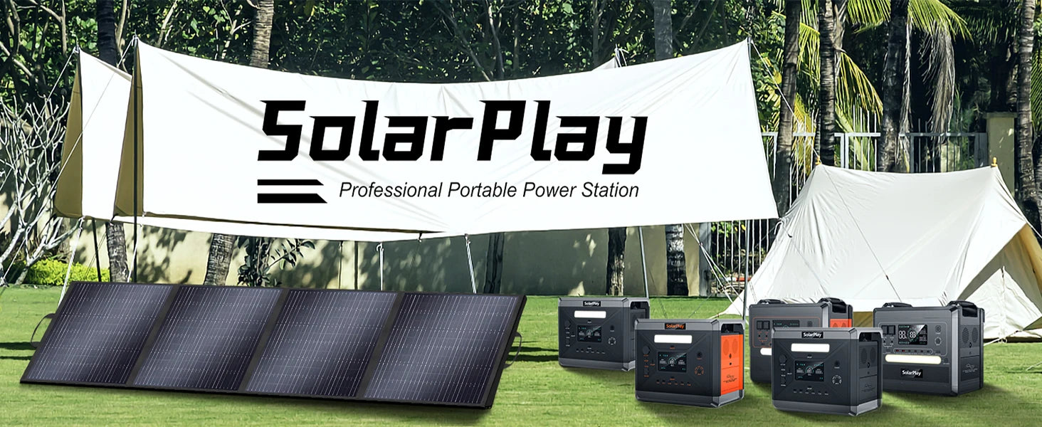 SOLARPLAY Q2501 Portable Power Station – 2160Wh LiFePO4 Solar Generator