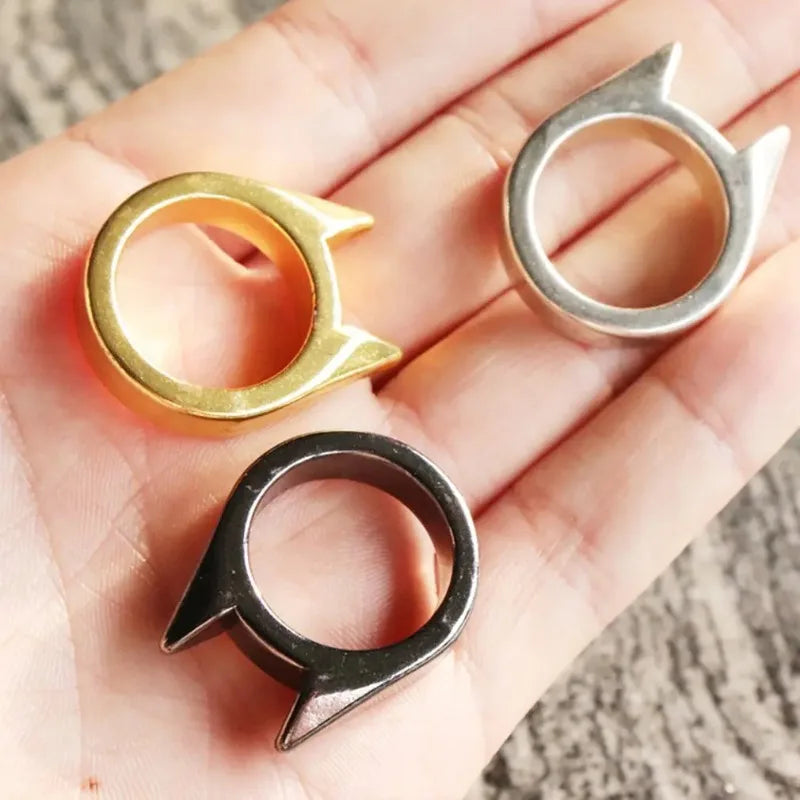 Cat’s Ear Safety Ring – Metal Self-Defense Survival Tool