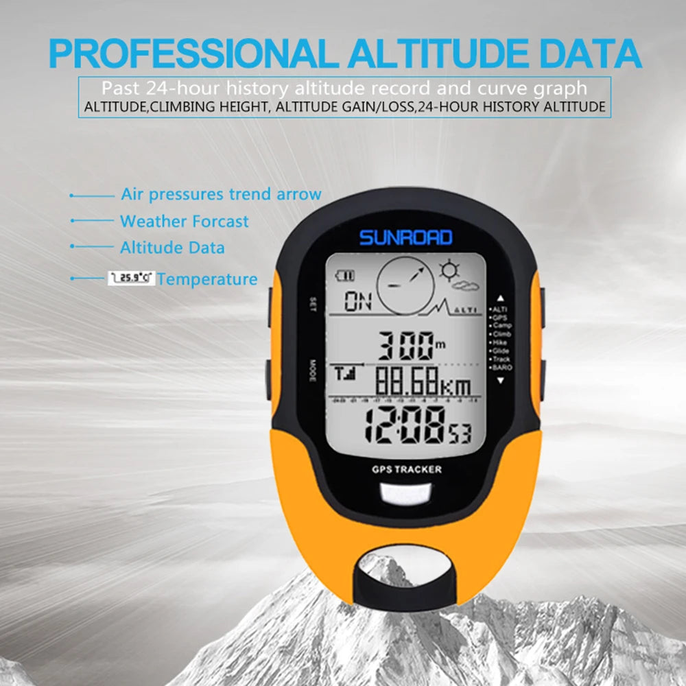Portable Handheld GPS – Digital Altimeter, Barometer & Compass