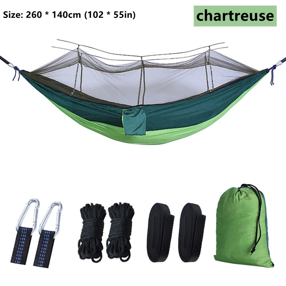 Portable Double Mosquito Net Hammock – Outdoor Camping & Travel