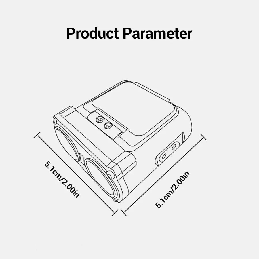 Owl Headlamp – Type-C Rechargeable Rotating LED Headlight