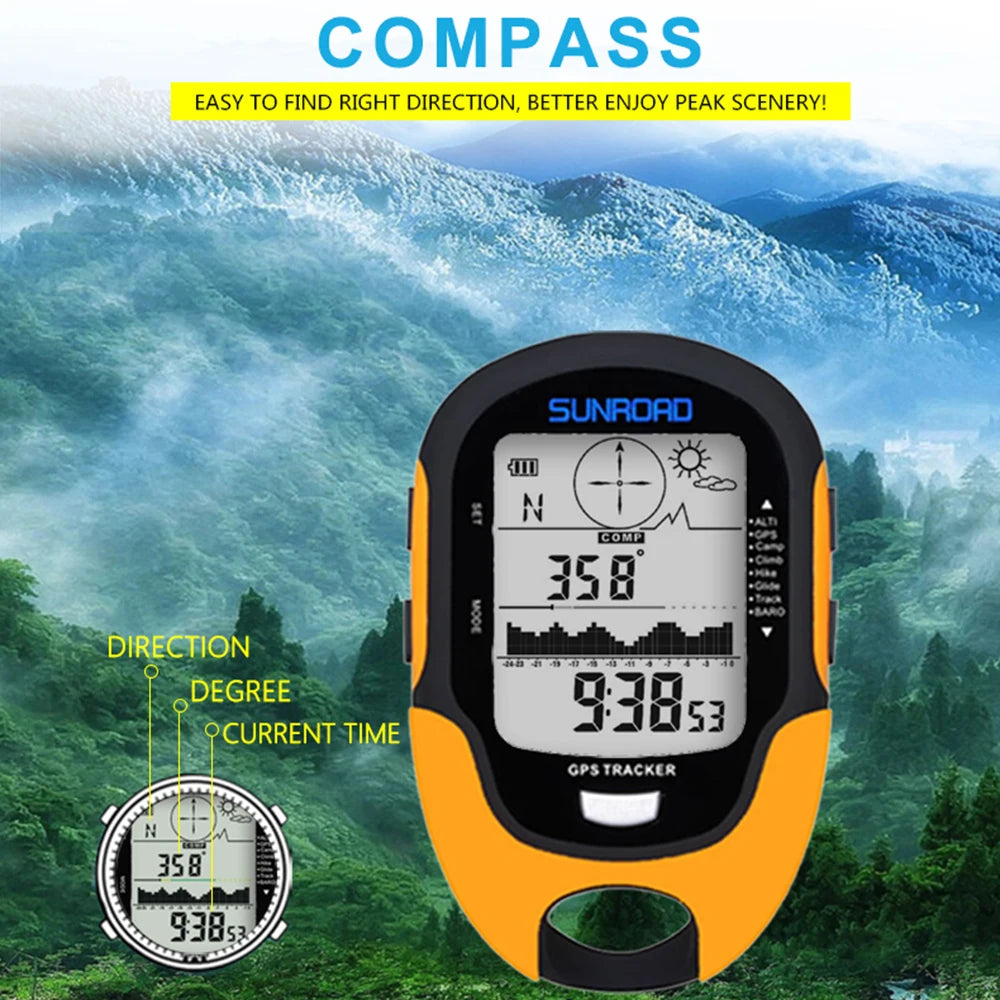 Portable Handheld GPS – Digital Altimeter, Barometer & Compass