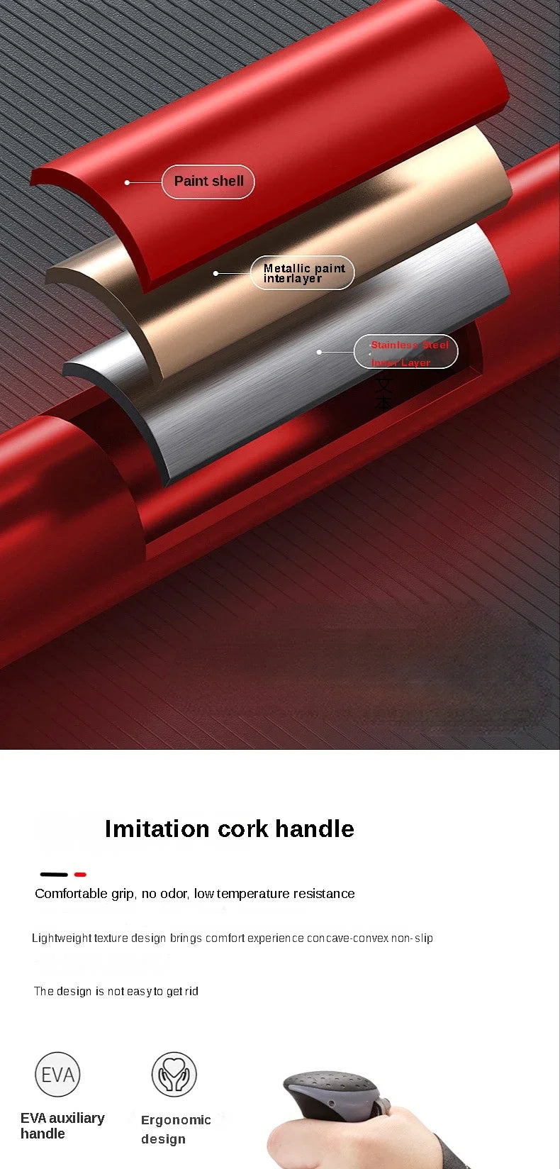 2PCS Ultralight Trekking Poles – Adjustable Walking Sticks with Quick Lock