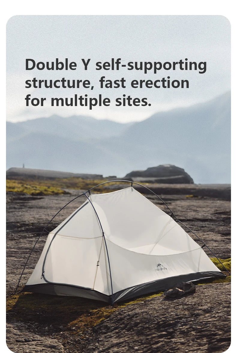 Naturehike Cloud Up 2-Person Ultralight Tent – Waterproof Camping & Hiking