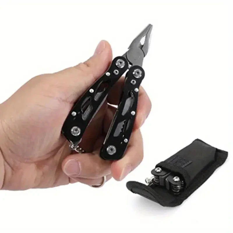 Tactical Folding Multitool – Mini Portable Pliers & Pocket Knife