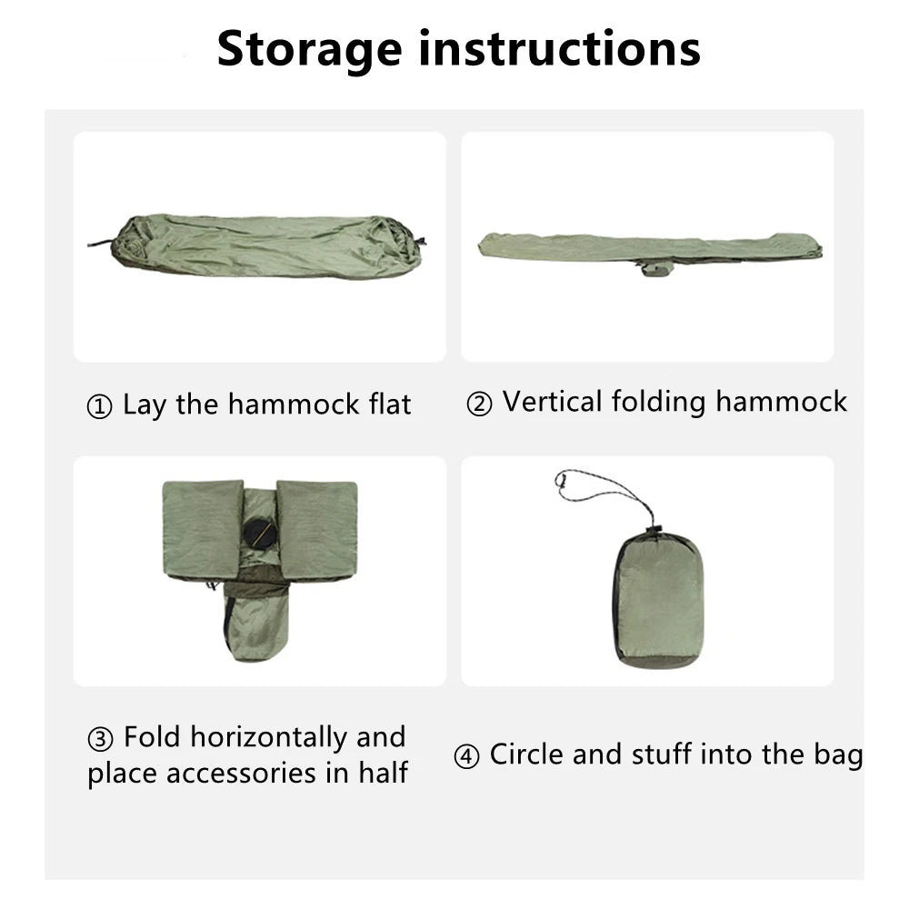 Portable Double Mosquito Net Hammock – Outdoor Camping & Travel