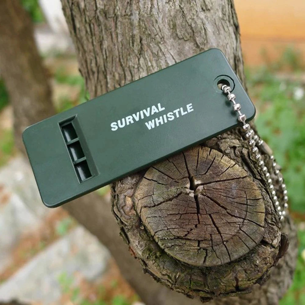 3-Frequency Survival Whistle – High-Decibel Outdoor Emergency Tool